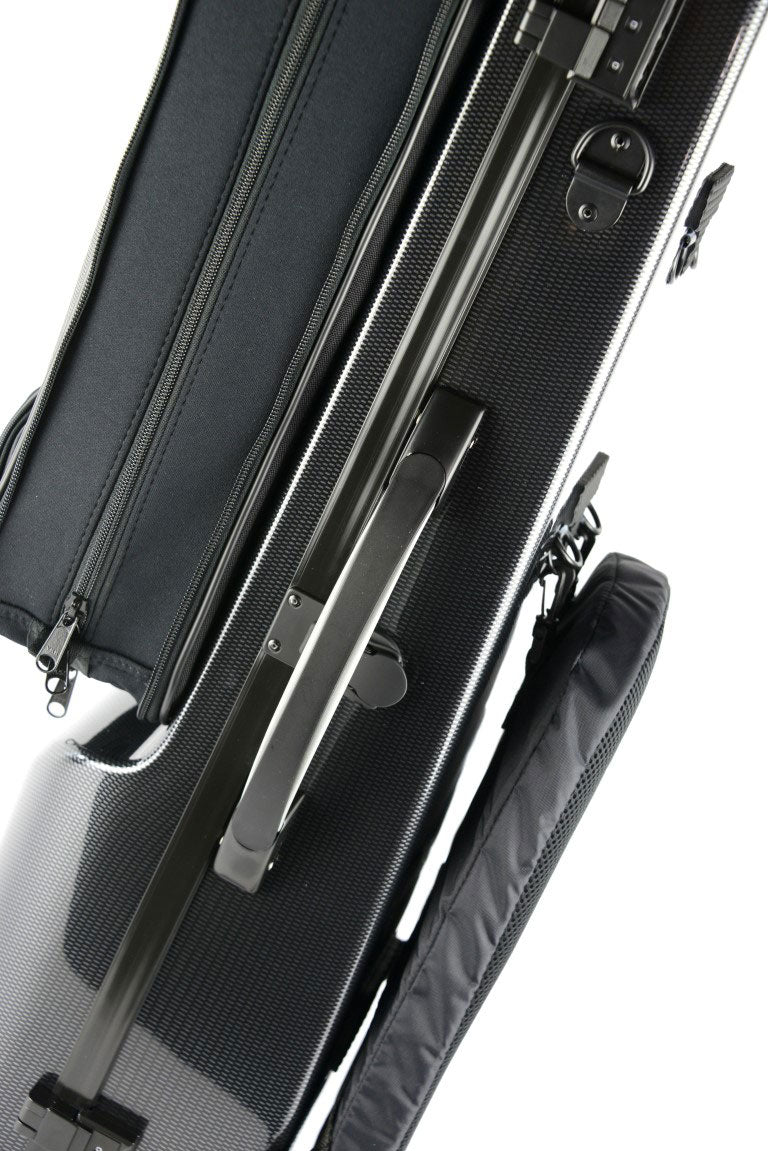 Étui Clarinette Basse Ut Hightech + Étui 2 Clarinettes Sib/La - Noir Carbone