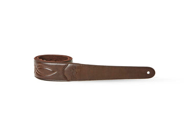 4200-20 Strap Vegan Leather Chocolate Brown 2"
