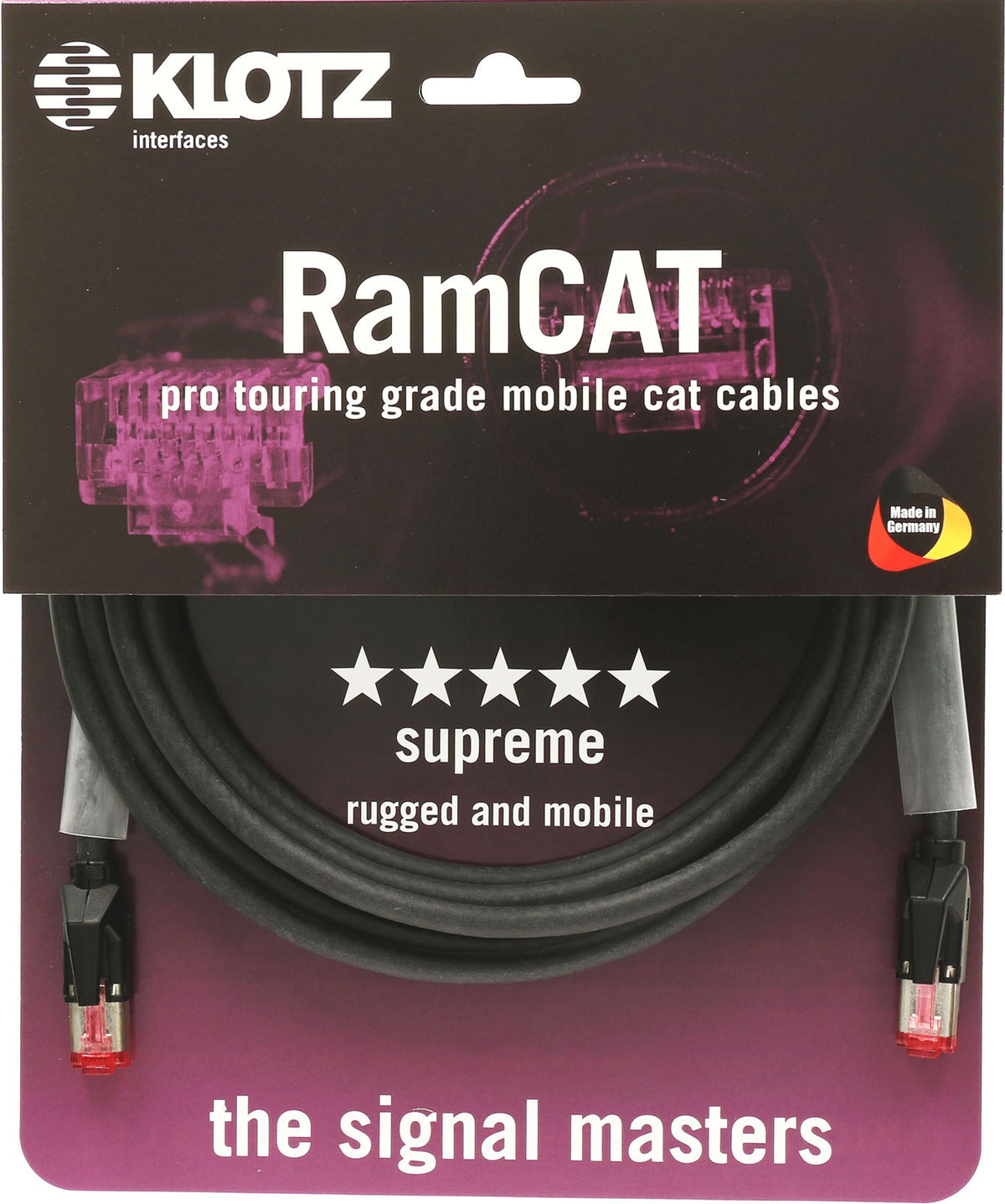 RC5RR030B Cable 3M Noir RJ45 - RJ45
