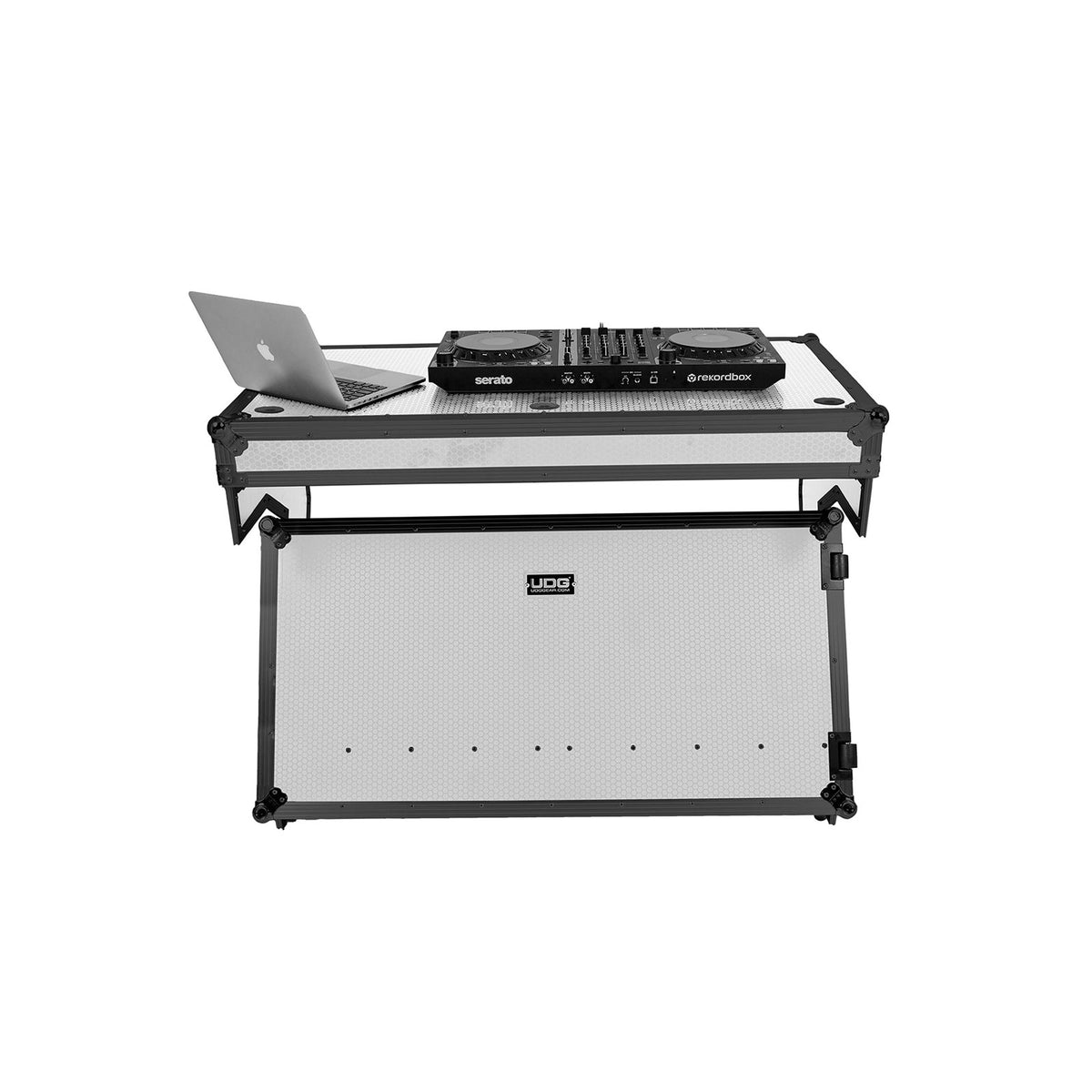 U 91072 WH - Flight Case Table DJ Z Blanc
