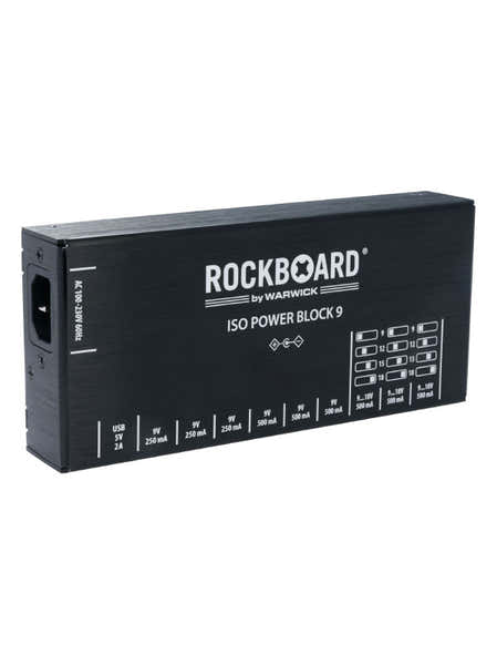 Rockboard Power Block Iso V9 Iec 9 À 18V 100/230 Volt