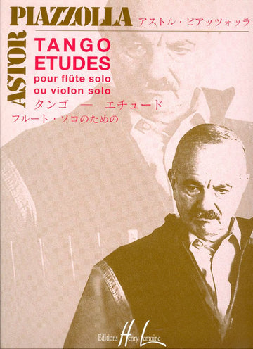 Piazzolla Astor - Tango - Etudes (6) - Flute Ou Violon