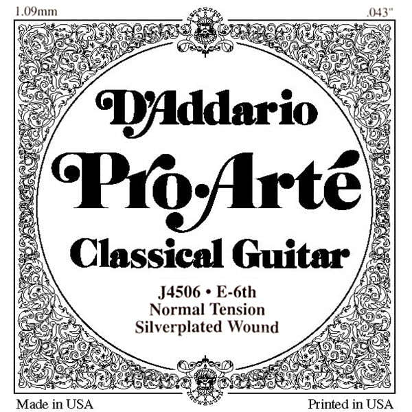 D'ADDARIO J4506 PRO-arte Nylon Normal Sixth String