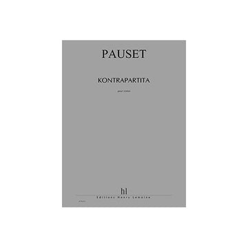 Pauset - KONTRA-partita - Violon