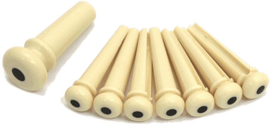 Set de Chevilles Blanc Point Noir