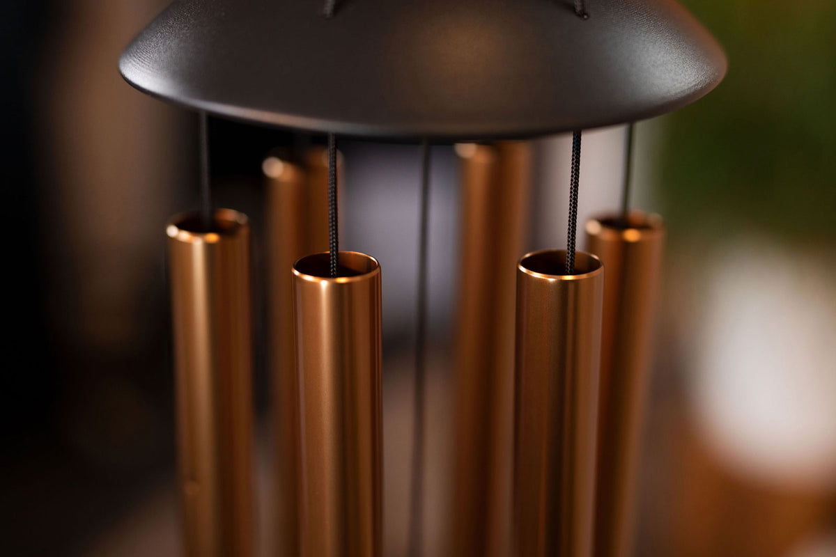 Chimes Sonic Energy Moon 32" Bronze