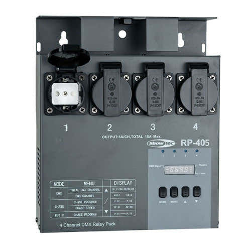 Showtec RP-405 MKII Relay Pack