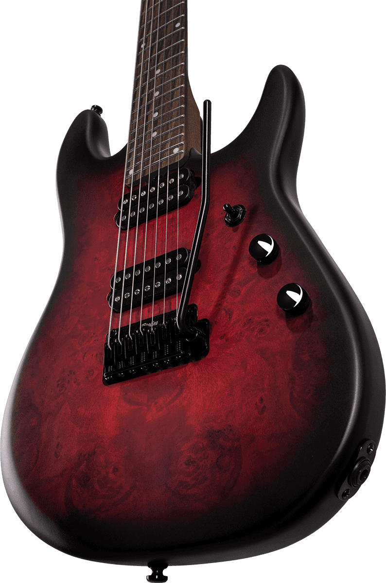 Jason Richardson Dark Scarlet Burst Satin 7 Cordes