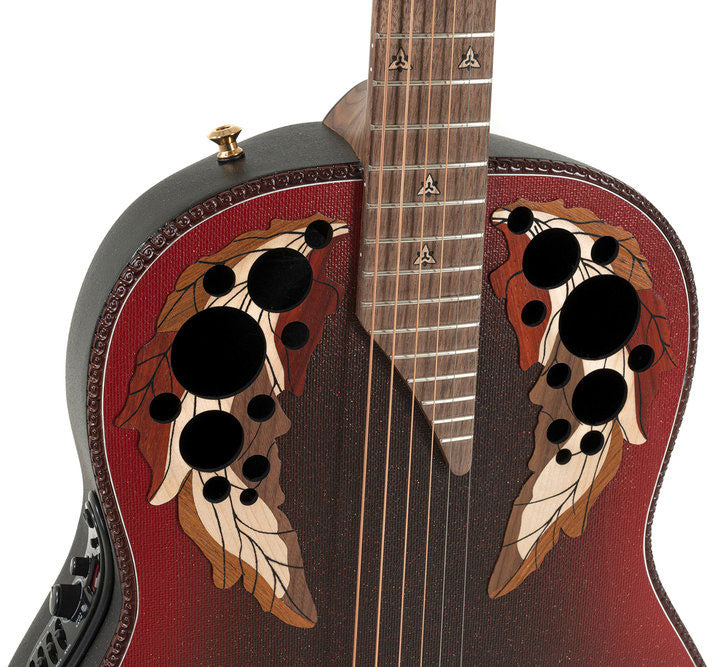 1687GT Deep Non-Cutaway Reverse Red Burst 1687GT-2-G