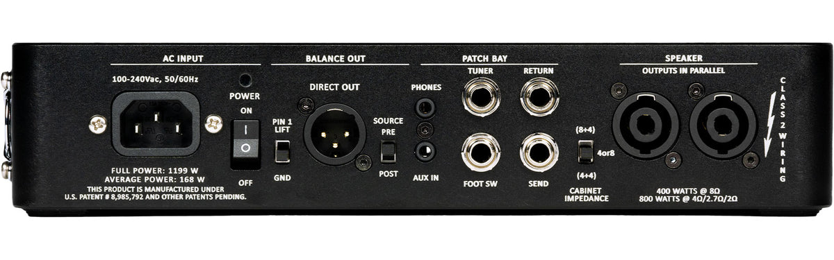 FUSION 800 BASS AMP HEAD