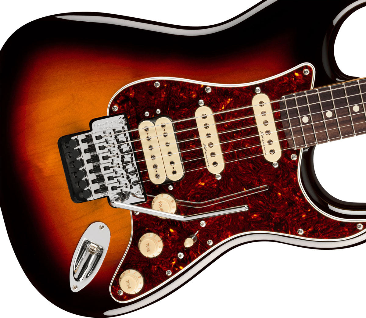 Stratocaster Player II Modified HSS Floyd Rose RW 3 Tone Sunburst