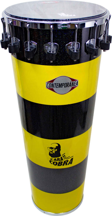 Timbal 14" x 90cm bois Cara de Cobra Black - 16 tir. - Pro