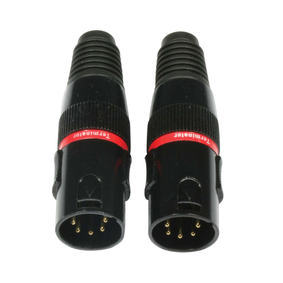 AC-DMXTERM-5/SET Bouchons DMX Terminator 5Pin Set