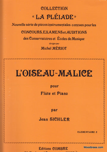 Sichler - L'oiseau Malice - Flûte et Piano