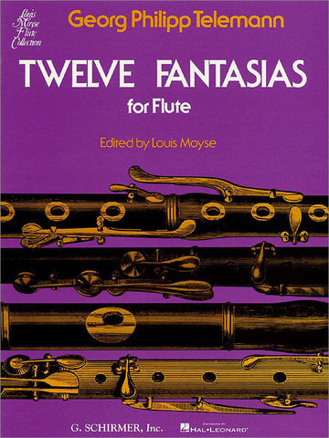 TELEMANN TWELVE FANTASIAS FOR FLUTE
