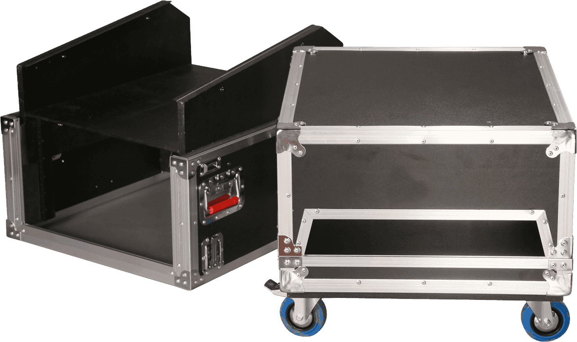 Bois G-tour Pour Console de Mixage 14 U avec Rack 6 U Intgr