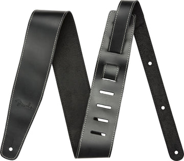 Broken-In Leather Strap Black 2.5