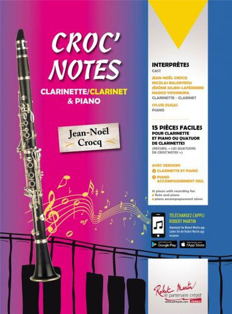Croc'Notes Clarinette Et Piano