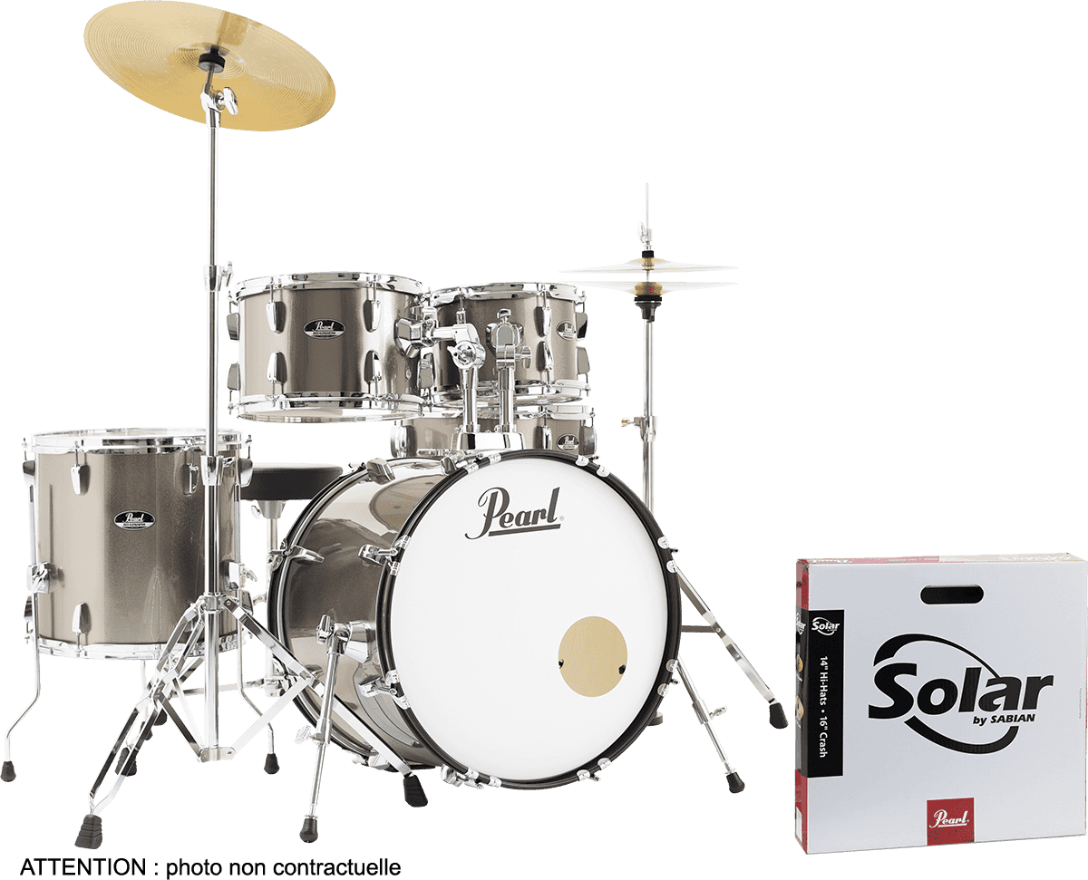 Roadshow Fusion 20 + Pack Solar Sabian Bronze Metallic