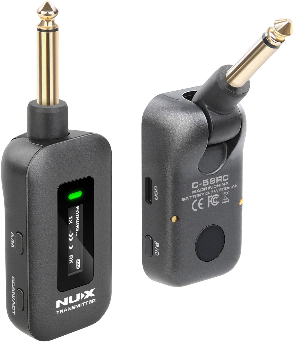 SYSTEMES SANS FIL - Pour guitares et basses - 5,8 GHz - synchro auto, Power Case