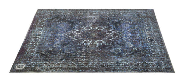 Drum N Base VPCLB-BLU Tapis Vintage Persian Club Series 1.63 X 1.42M Antidérapant Blue