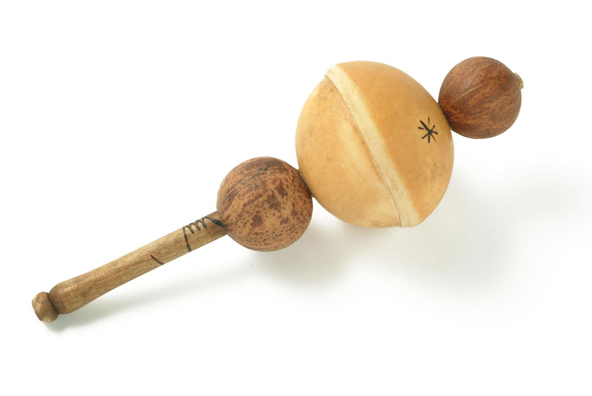 Yoman MPP005 Maracas Double Televi Sur Manche Calebasse