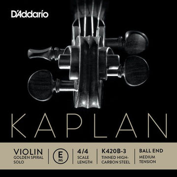 4/4 Kaplan Corde Mi Medium/acier PLEIN-a Boule