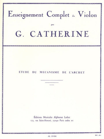 Études Du Mécanisme De L'Archet