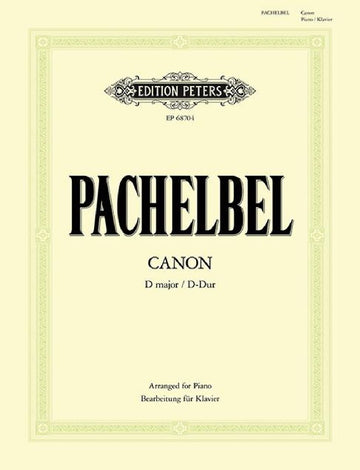 Johann Pachelbel - Canon In D Major - Piano