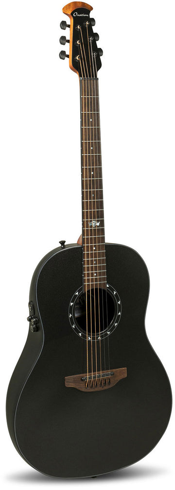 Pro Series Ultra Mid-Depth Non-Cutaway Pitch Black 1516PBM-G