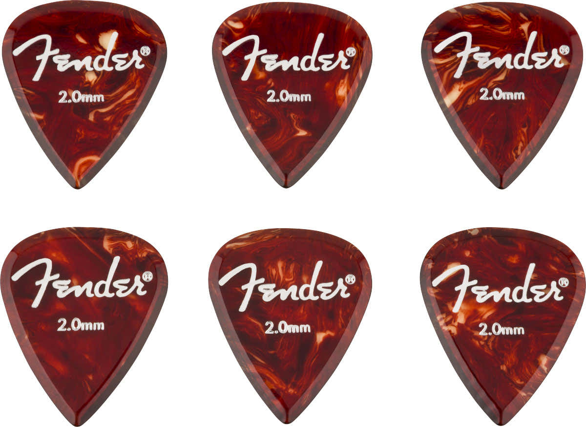 Aero Acrylic Picks 6-count 2.0mm