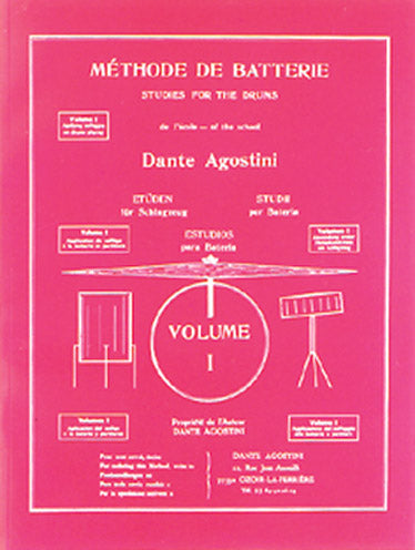 Méthode De Batterie Vol.1 - Agostini