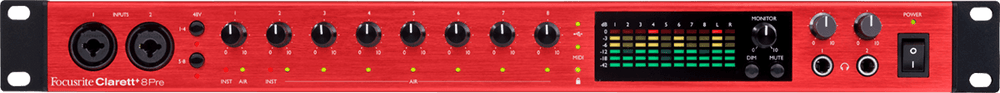 Focusrite Clarett+ 8pre