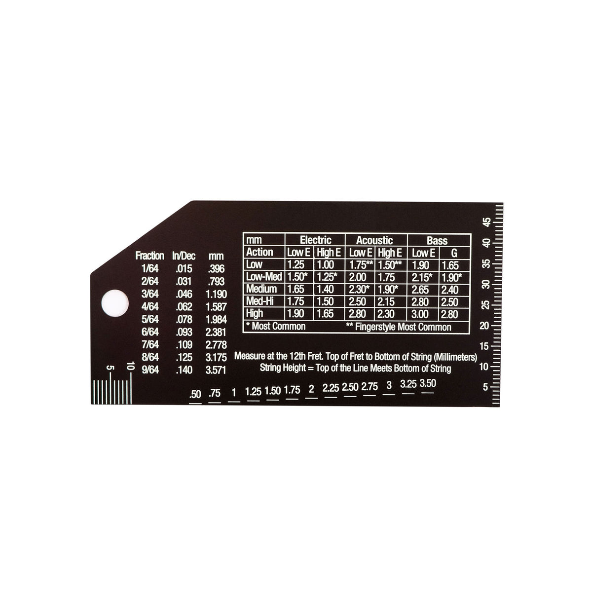 MN602 Regle de Mesure de L'action Des Cordes