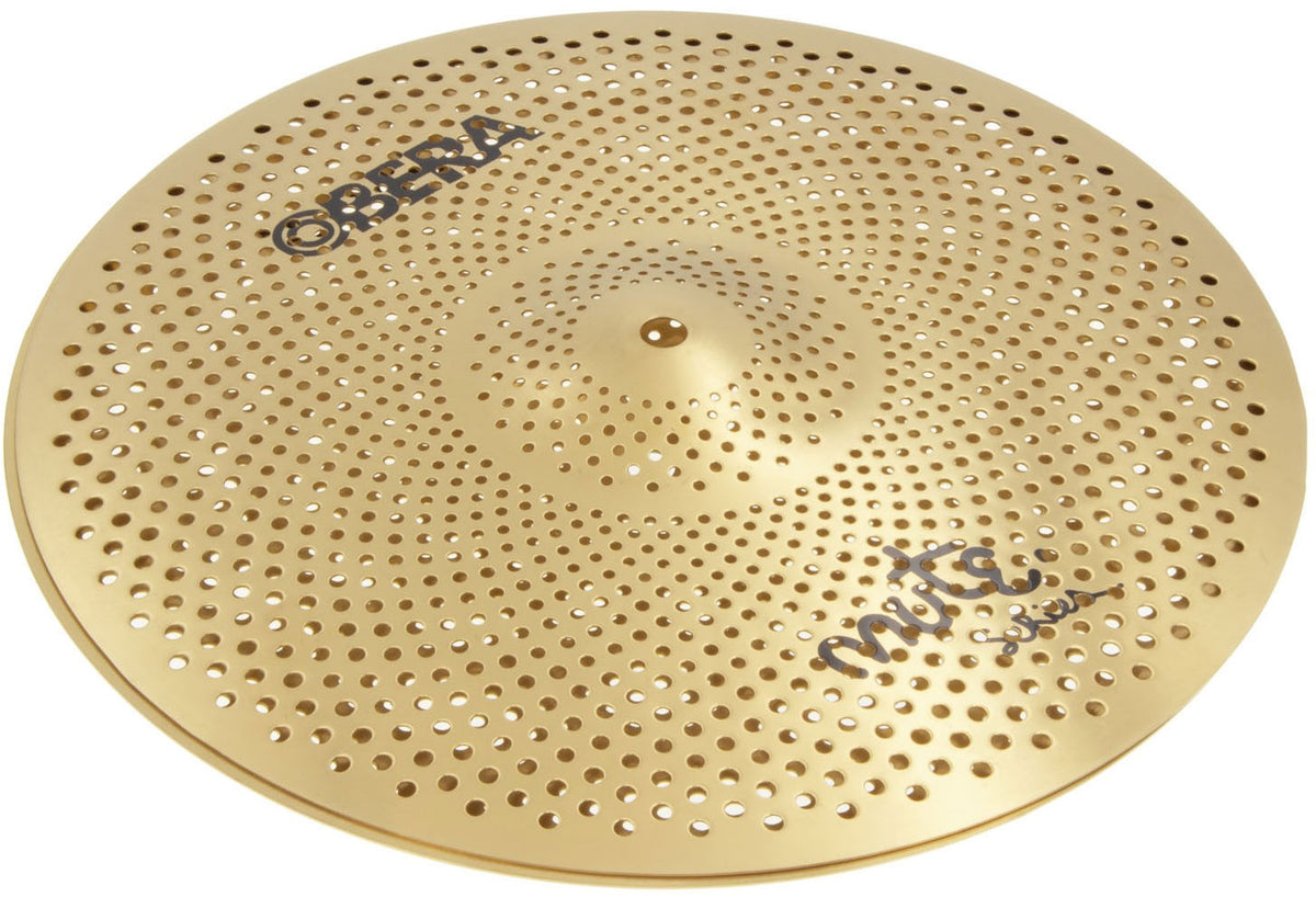 Set 2 Cymbales Silencieuces Mute - 14" 20" - Finition Brass