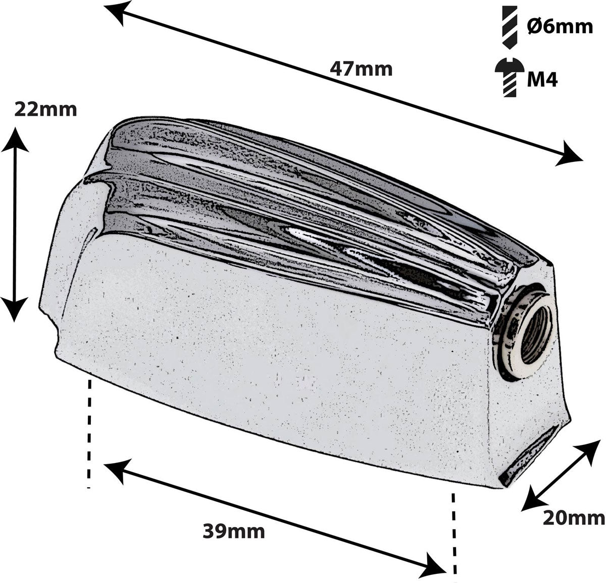 L23SDTT Coquille Caisse Claire Tom 39mm X1