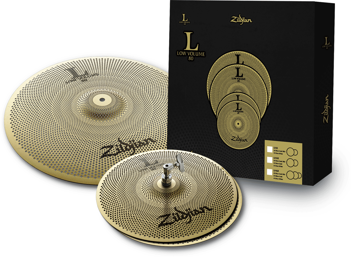 LV38 - Pack Cymbale L80 Low Volume 13" / 18"