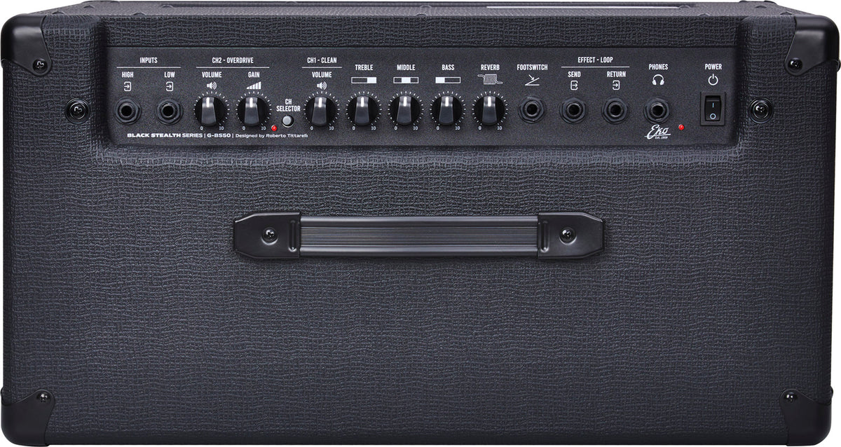 G-BS50 Stealth Black - combo guitare 50W - 2 canaux + reverb