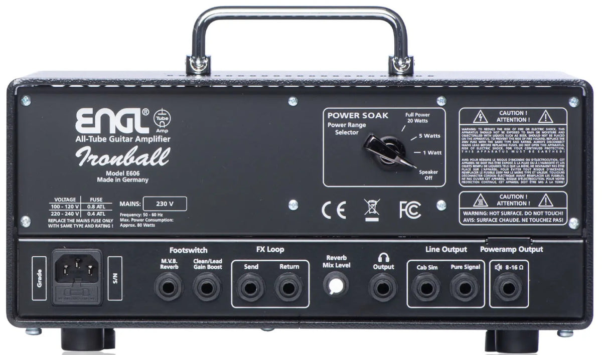 E 606 Ironball Tête D'ampli 20W