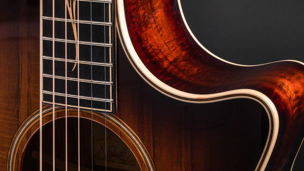 K24ce Hawaiian Koa Top Shaded Edgeburst Grand Auditorium