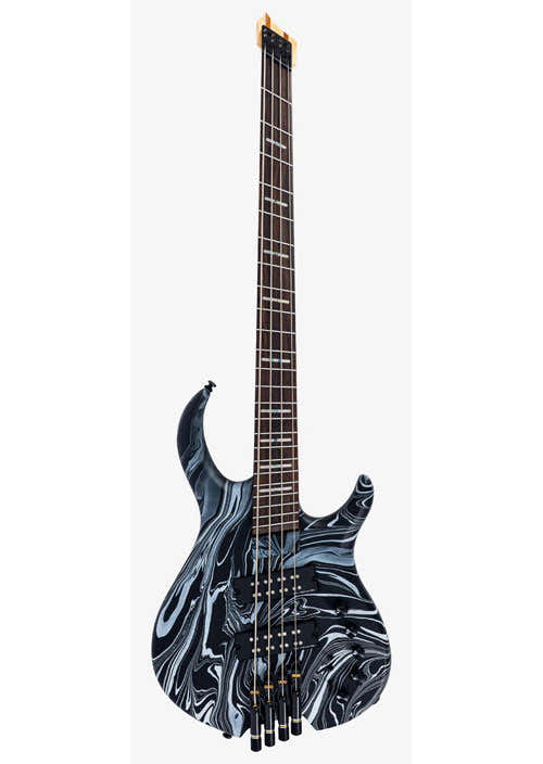 M6 Headless 4 black swirl