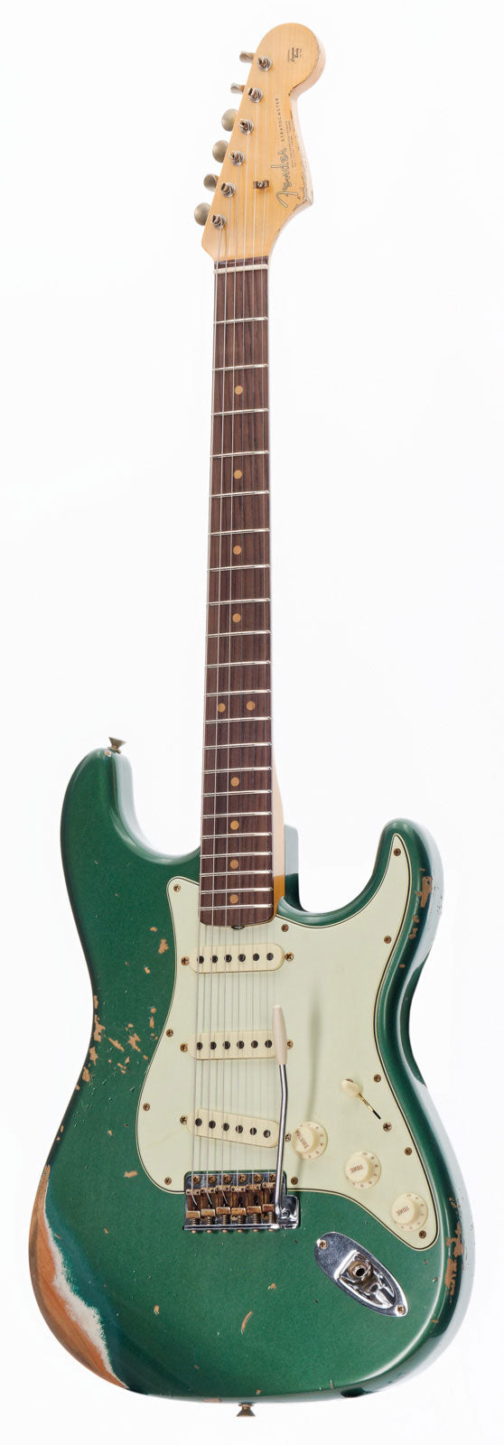CS Stratocaster L-series LTD Heavy Relic Aged Sherwood Green Metallic