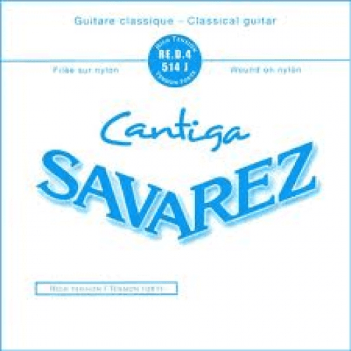 Savarez New CRISTAL-cantiga 4e Bleu File Metal Argente