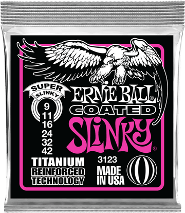 3123 Coated Titanium Super Slinky 9-42