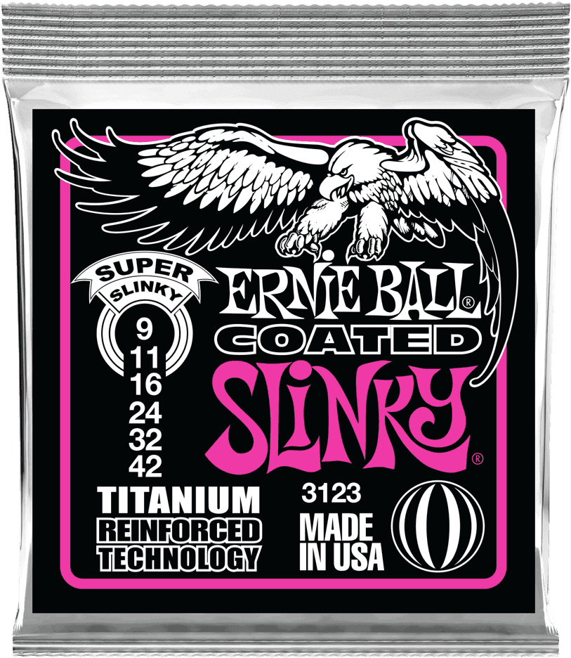 3123 Coated Titanium Super Slinky 9-42