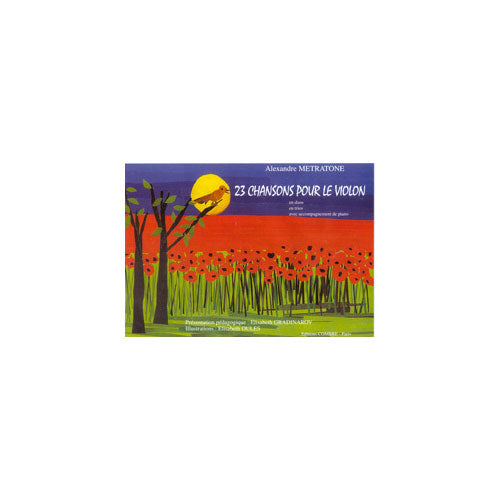 Combre Metratone Alexandre Gradinarov - 23 Chansons Pour Le Violon