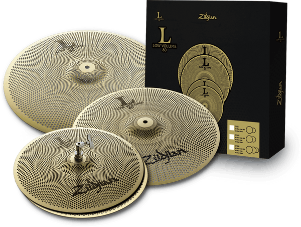 Zildjian LV468 Pack Cymbales L80 Low Volume 14" / 16" / 18"