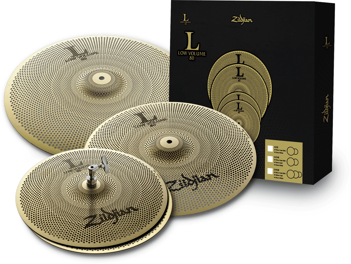 LV468 Pack Cymbales L80 Low Volume 14" / 16" / 18"