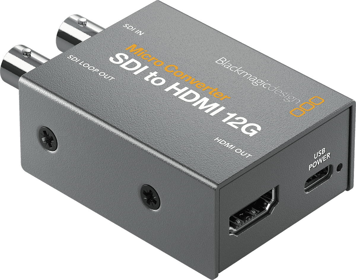 Micro Converter SDI to HDMI 12G PSU