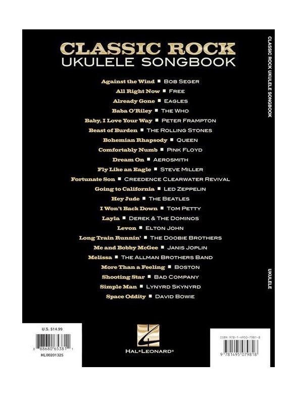 Classic Rock Ukulele Songbook